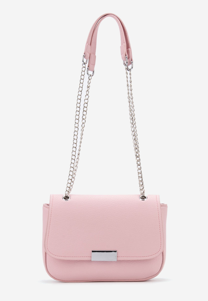 чанта за рамо Esara розова