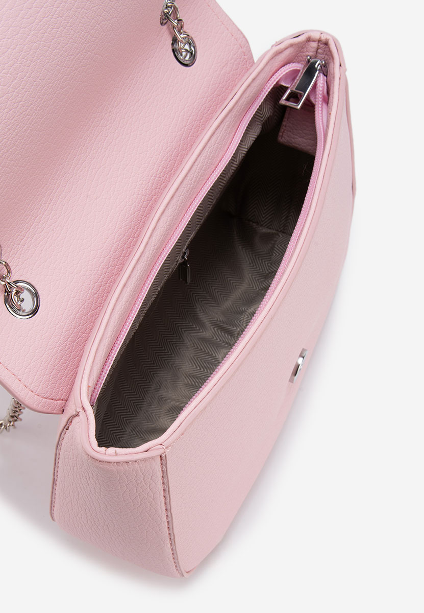 чанта за рамо Esara розова