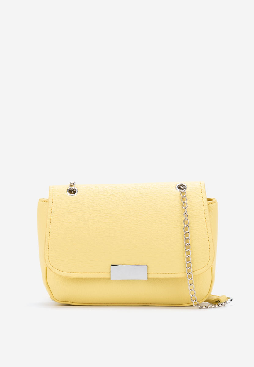 чанта за рамо Esara жълта