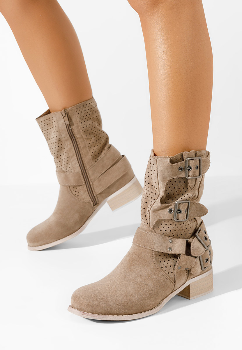 Дамски боти Daiela каки