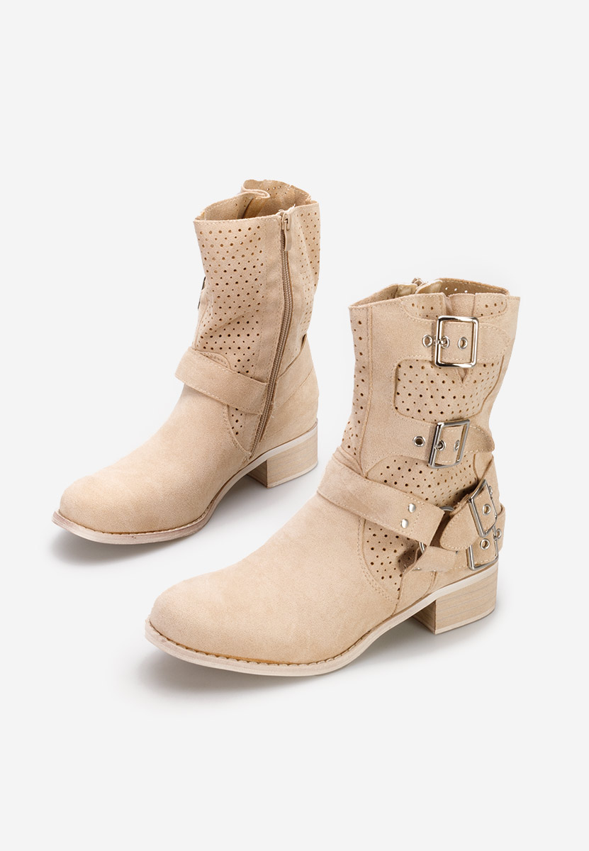 Дамски боти Daiela бежов