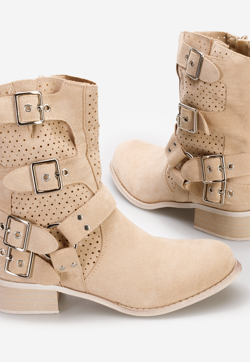 Дамски боти Daiela бежов