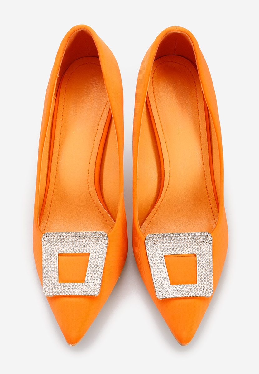 Обувки стилето Edalia портокал