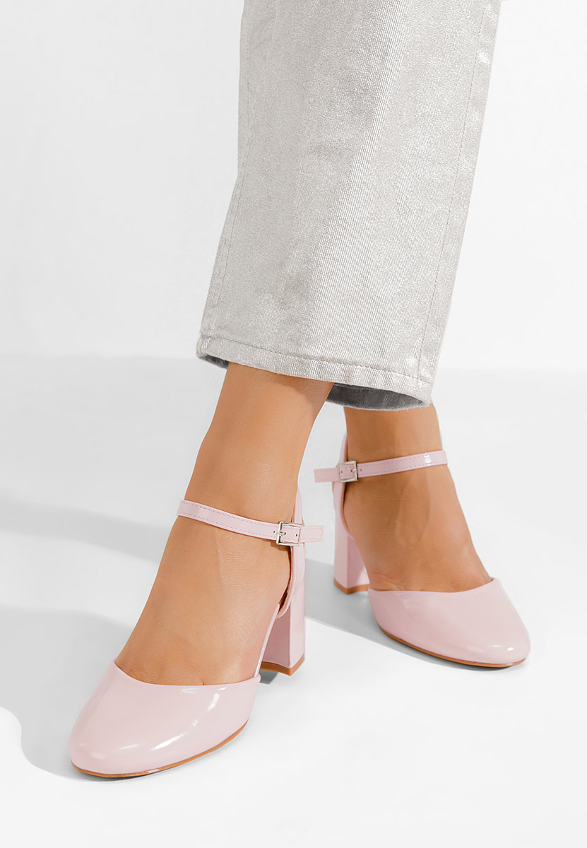 Обувки на ток Asmita розов