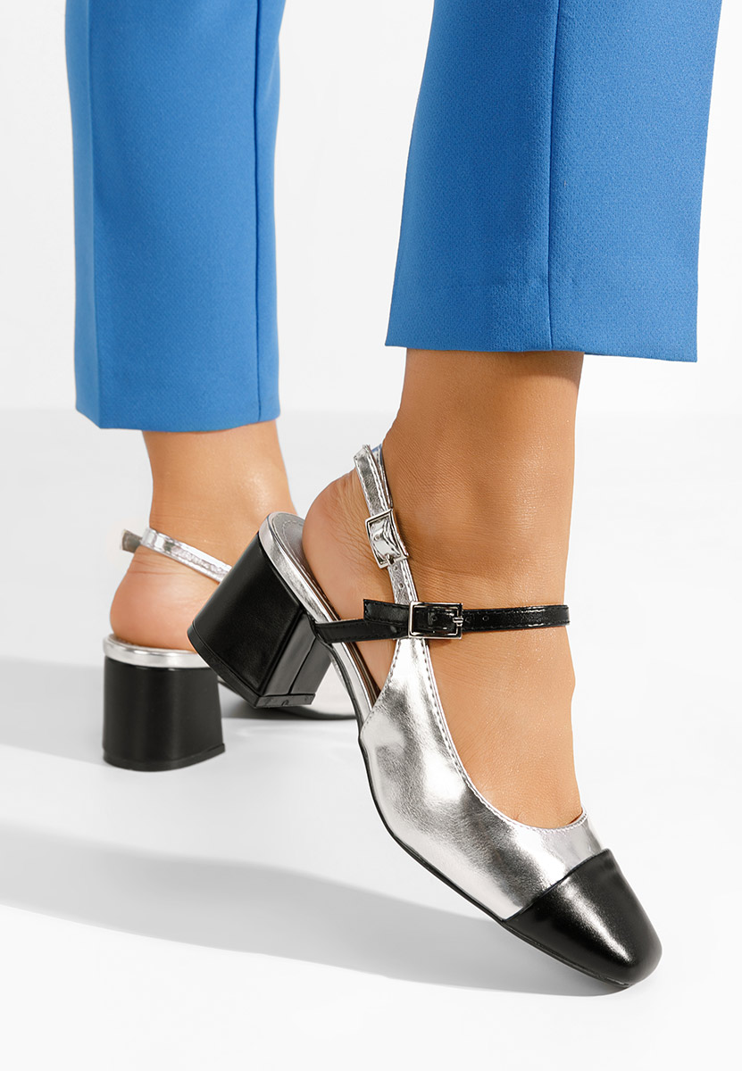 Oбувки с дебел ток Eriosa сив