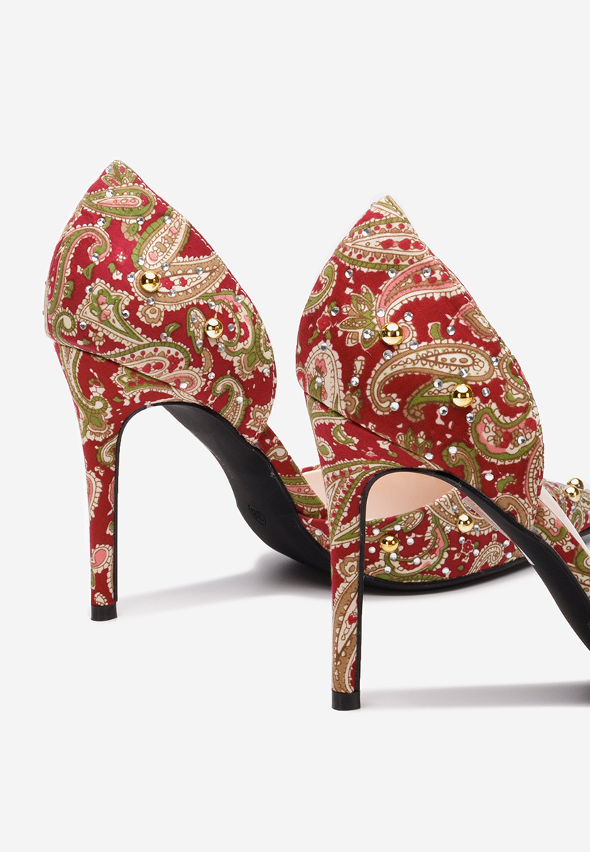 Обувки стилето Francesca червен