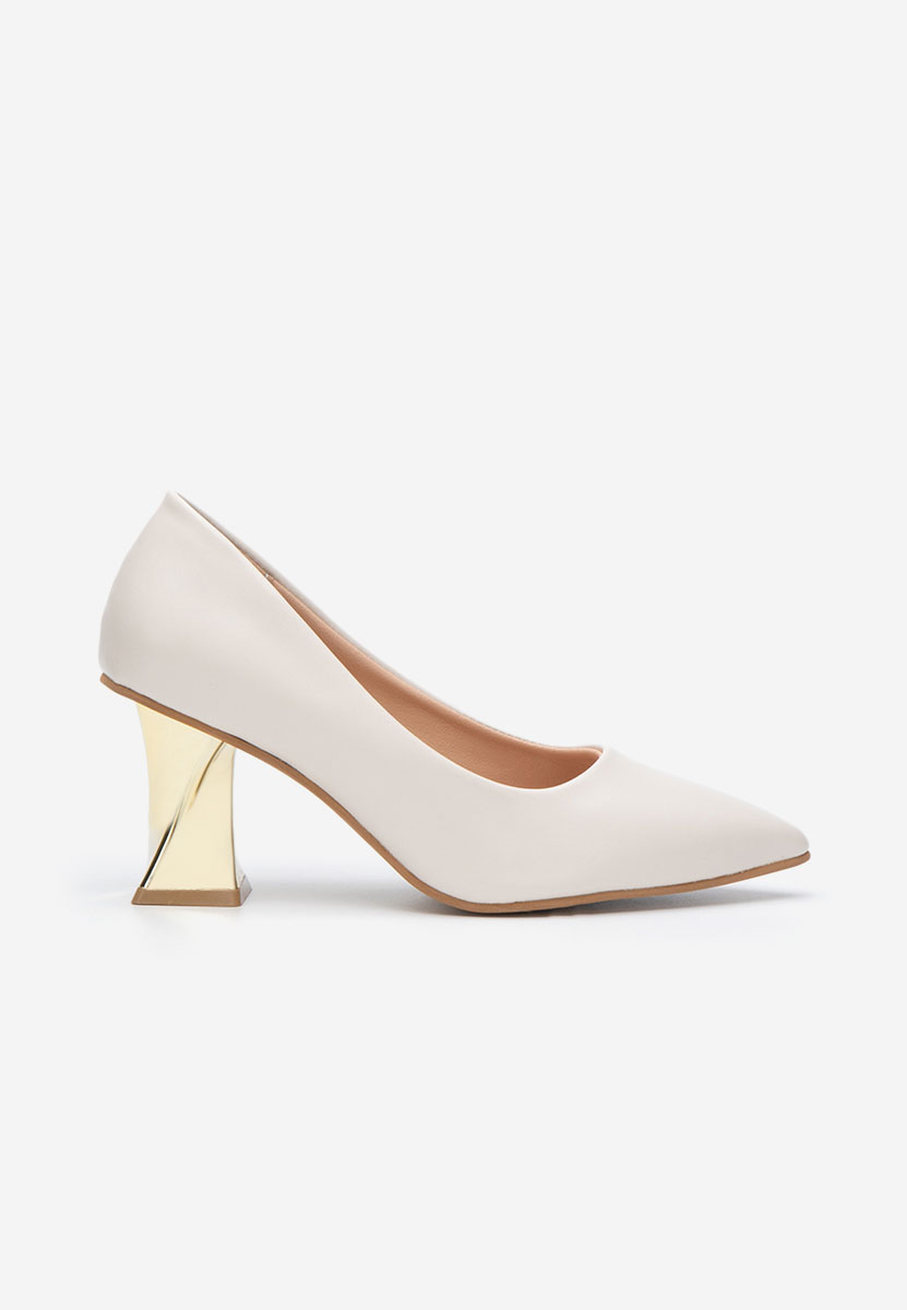 Oбувки на ток Rociana бежов