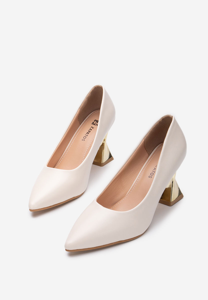 Oбувки на ток Rociana бежов