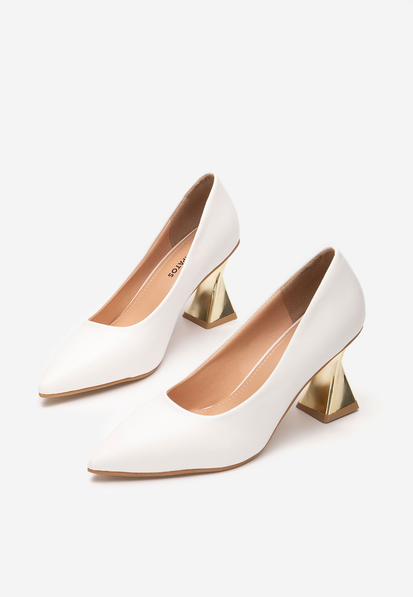 Oбувки на ток бели Rociana