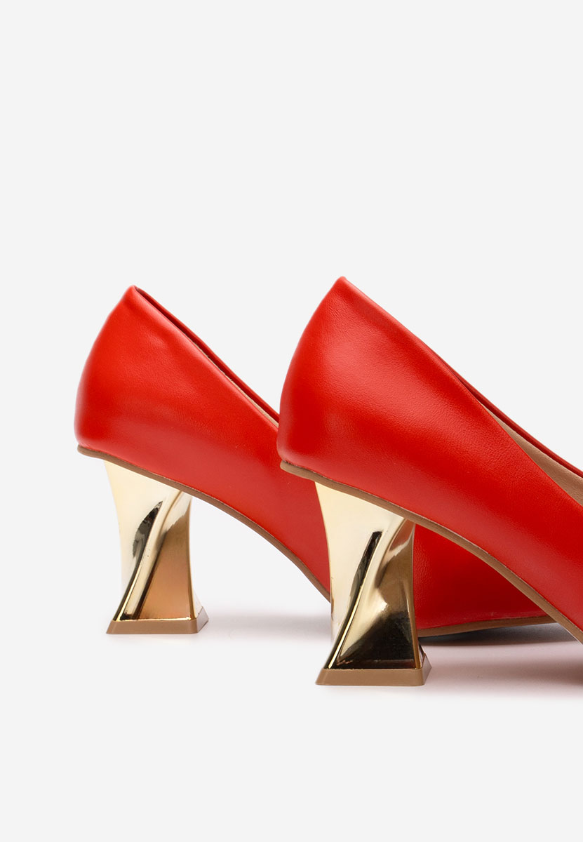 Oбувки на ток червен Rociana