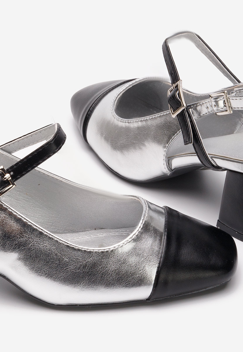 Oбувки с дебел ток Eriosa сив