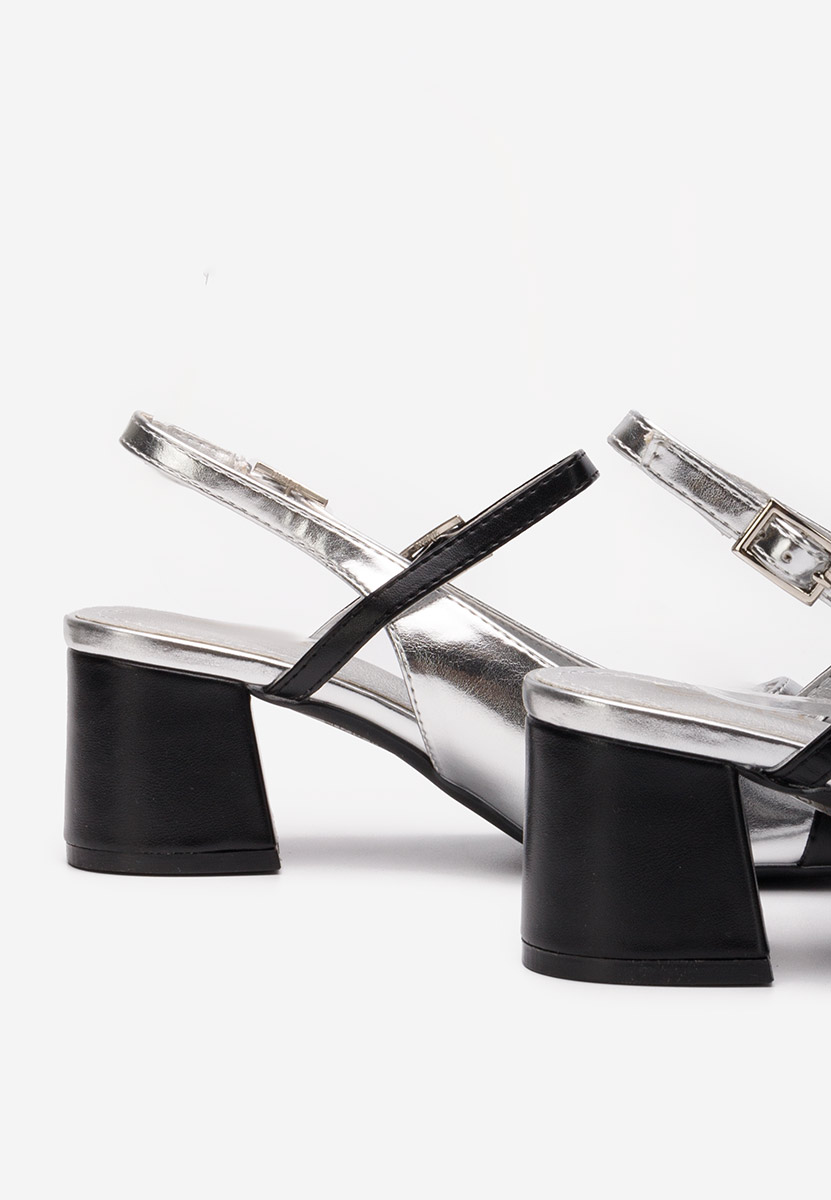 Oбувки с дебел ток Eriosa сив