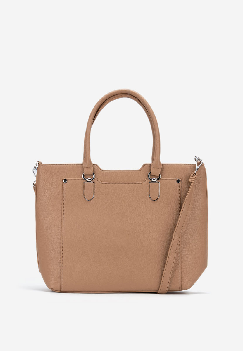 Ръчна чанта Soleina каки