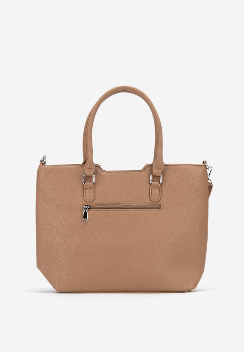 Ръчна чанта Soleina каки