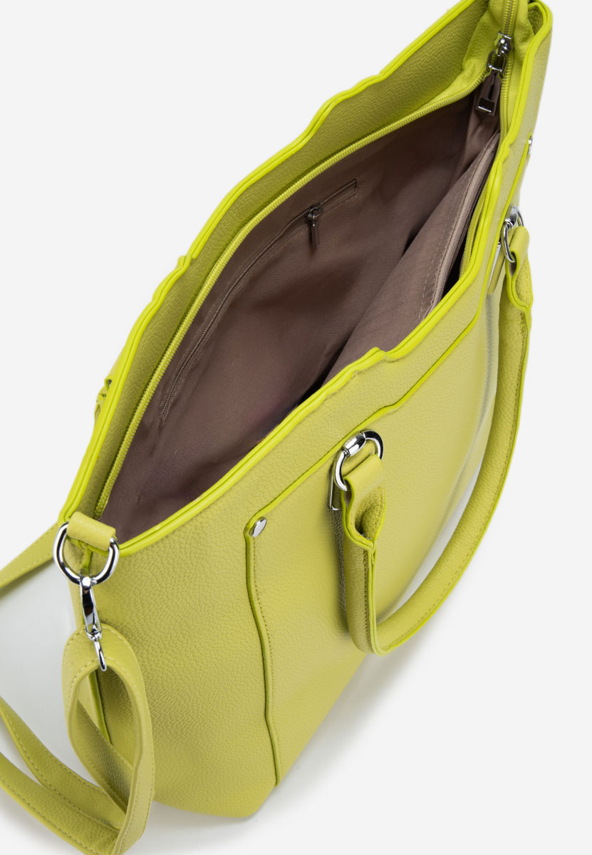 Ръчна чанта Soleina лайм