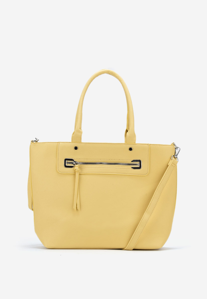 Дамски офис чанта Novidia жълта