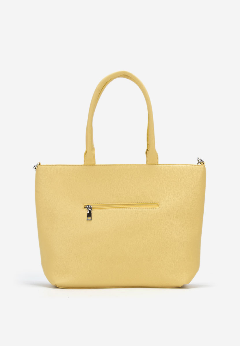 Дамски офис чанта Novidia жълта