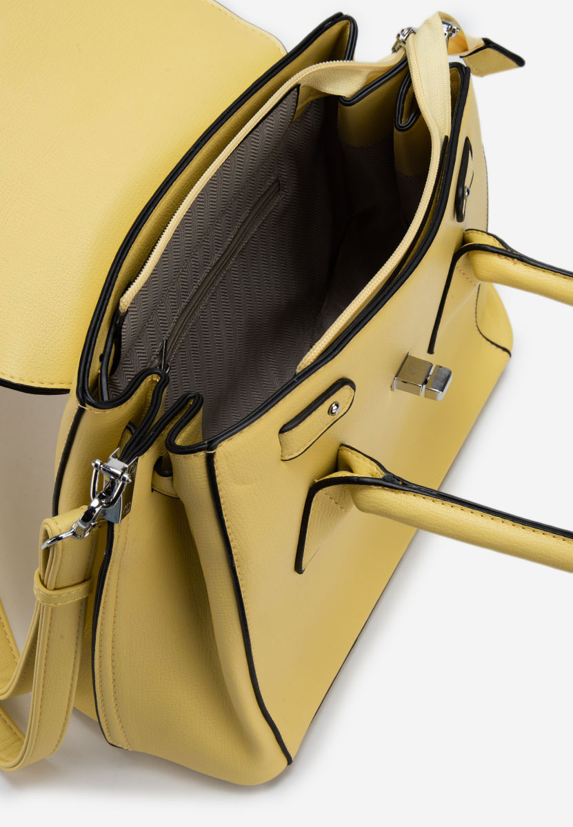 Ръчна чанта Heili жълта