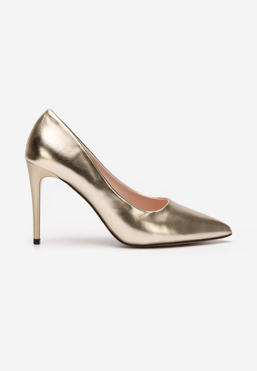 Обувки стилето златен Donia
