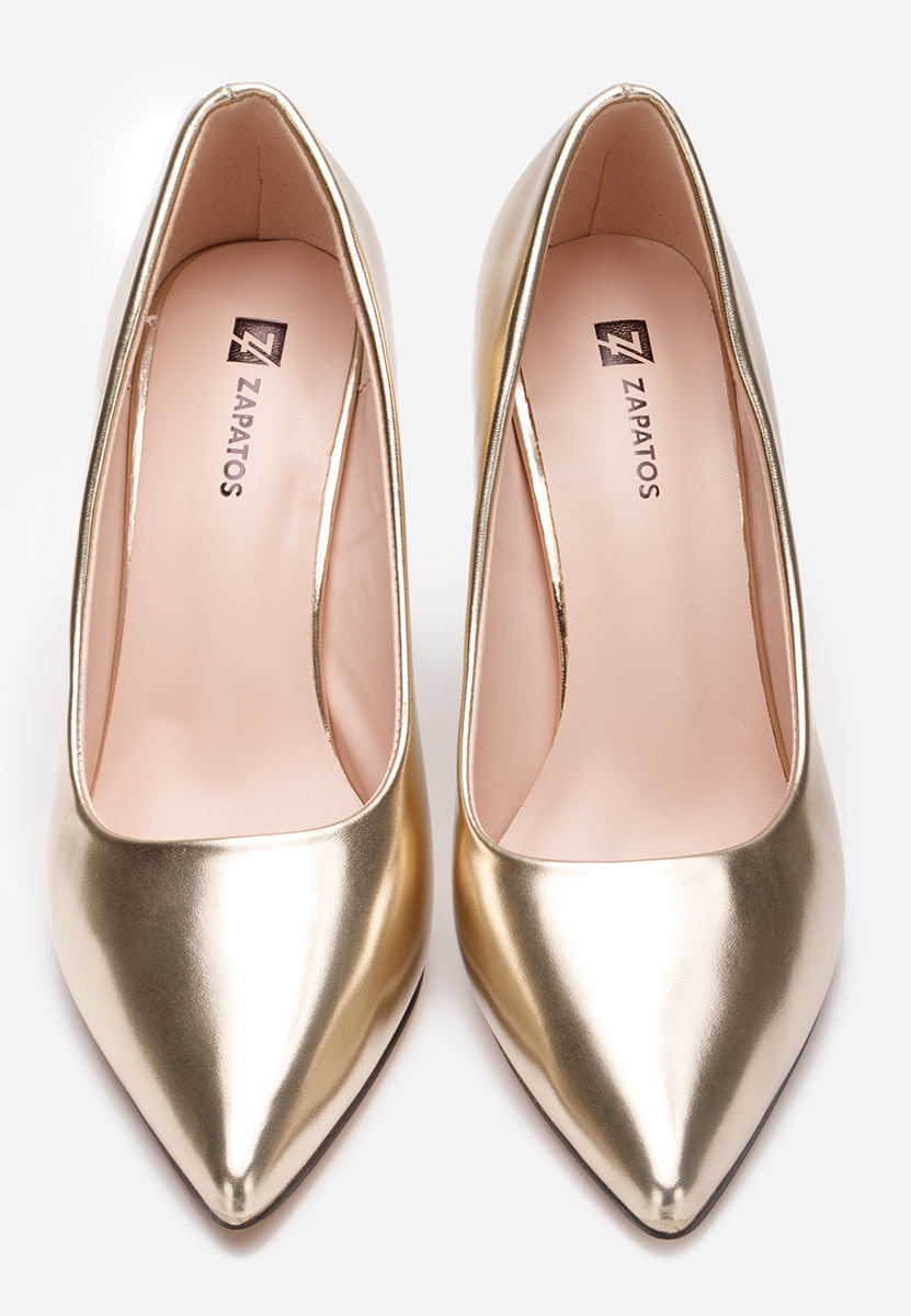 Обувки стилето златен Donia