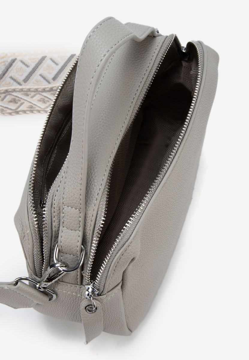 Чанта за през рамо Ryanna сива