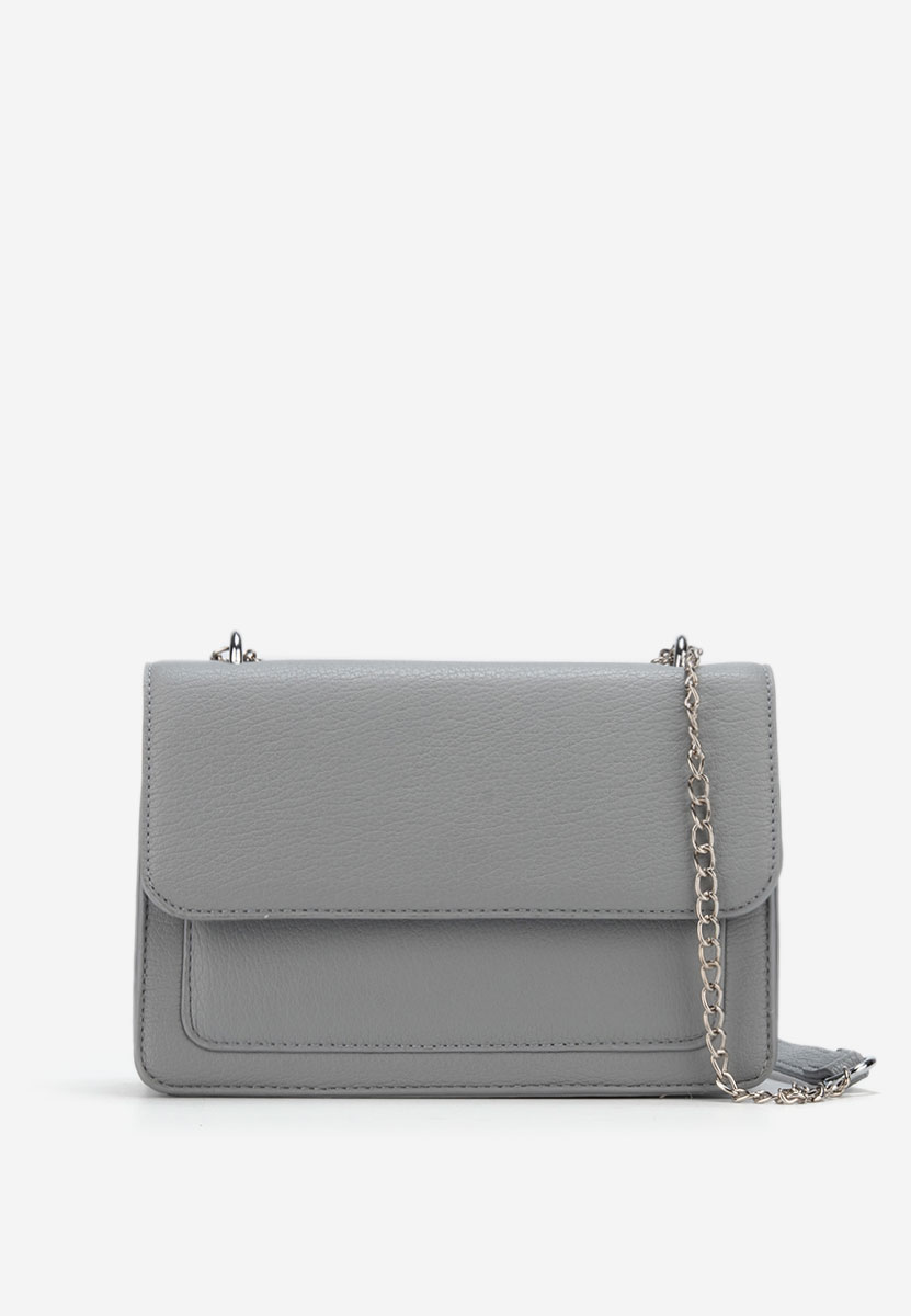 чанта за рамо Iuliana сива