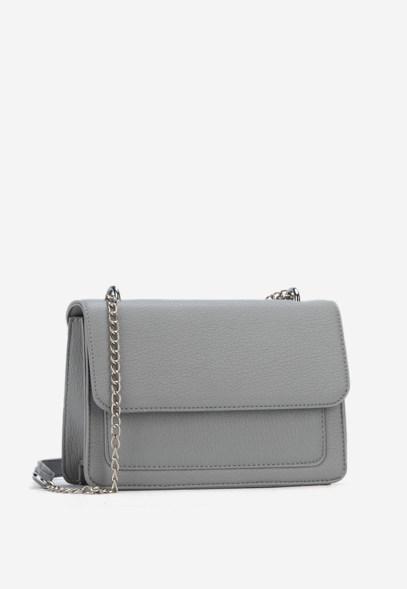 чанта за рамо Iuliana сива