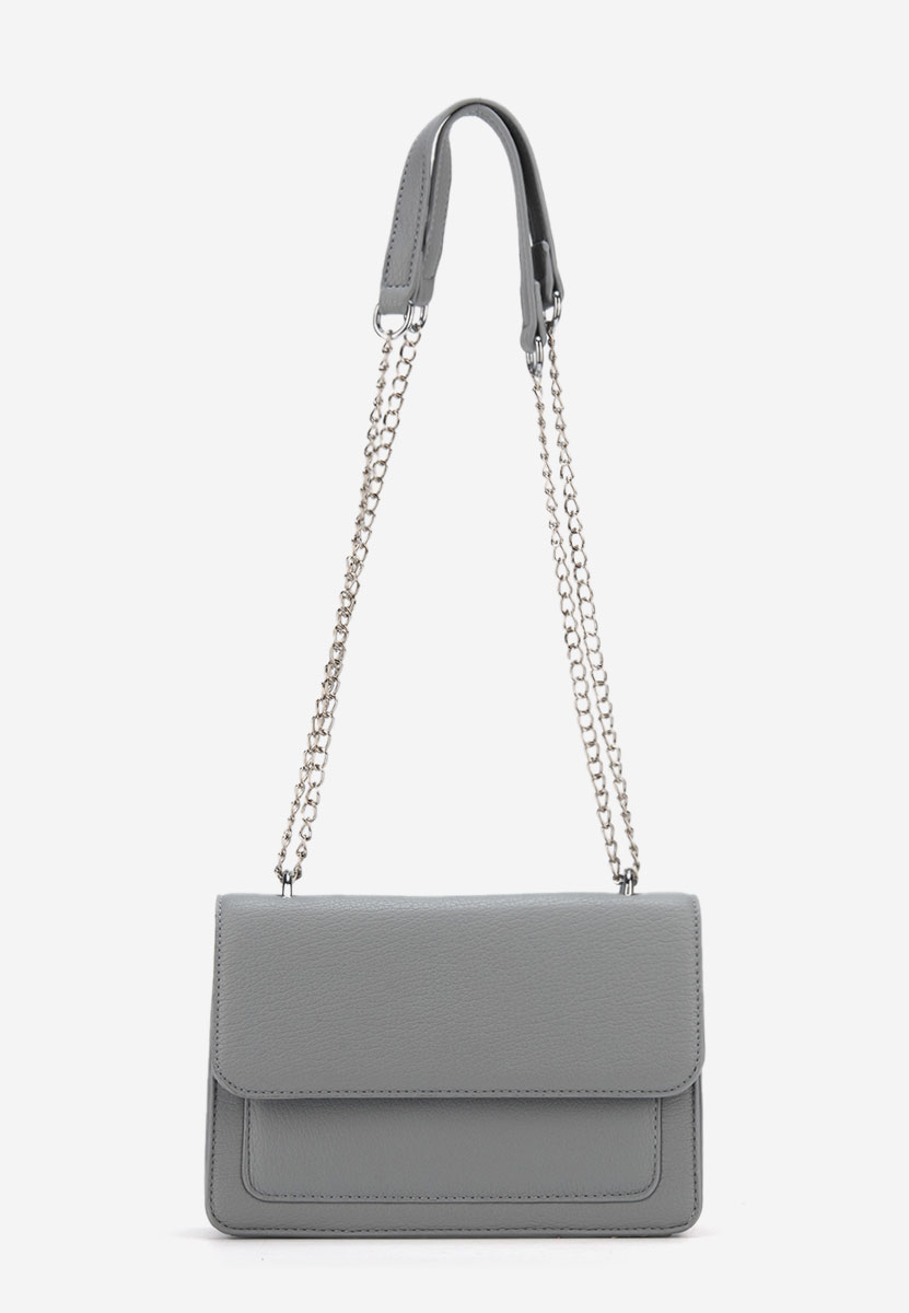 чанта за рамо Iuliana сива