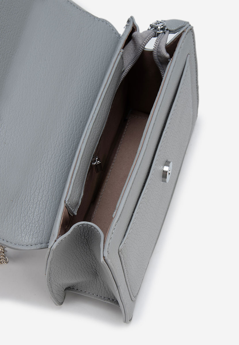 чанта за рамо Iuliana сива