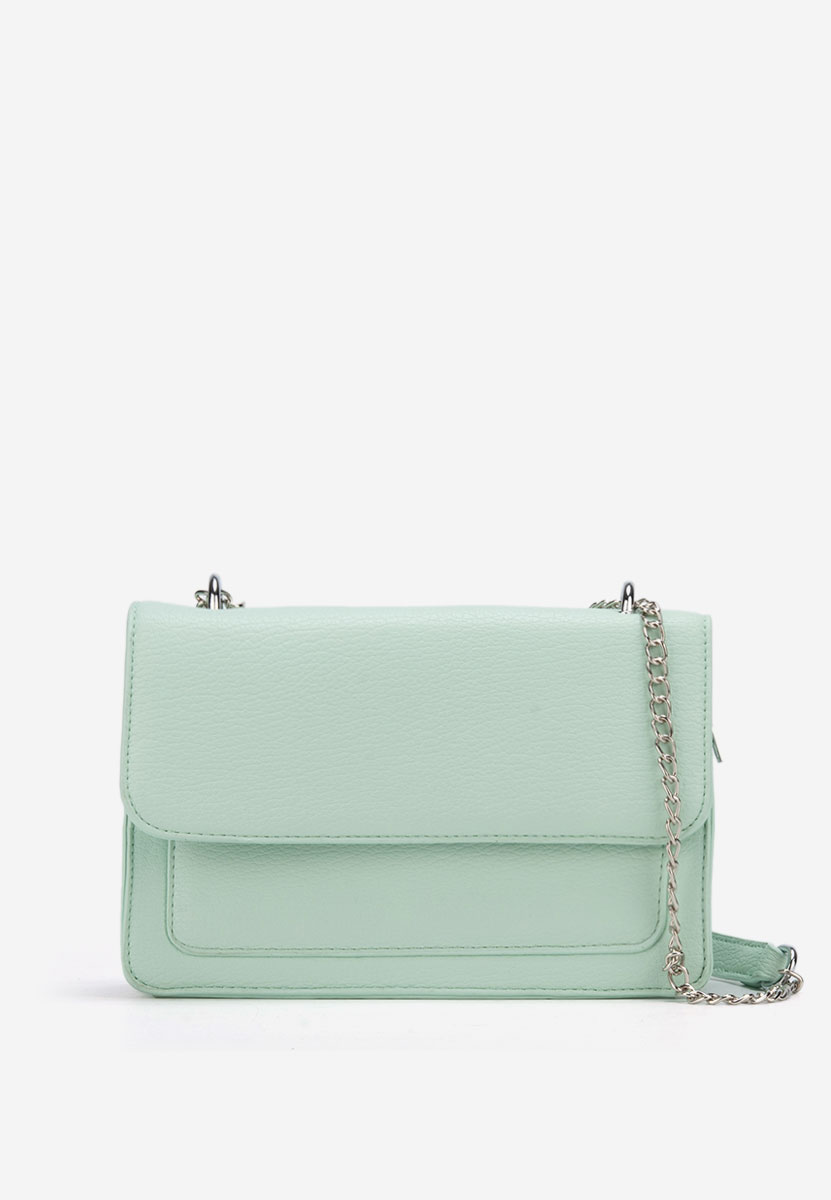 чанта за рамо Iuliana тюркоазена