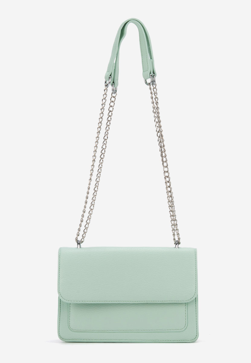 чанта за рамо Iuliana тюркоазена