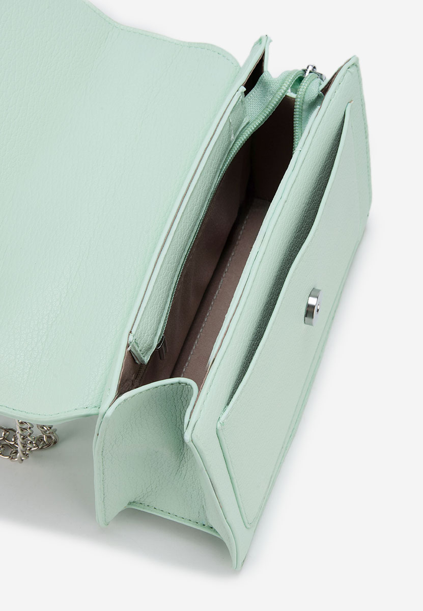 чанта за рамо Iuliana тюркоазена