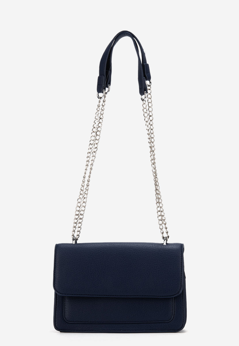 чанта за рамо Iuliana военно синя