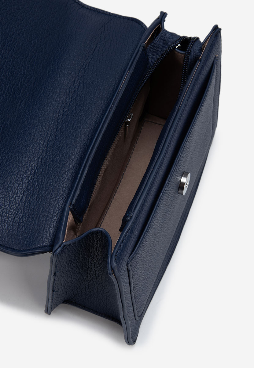 чанта за рамо Iuliana военно синя