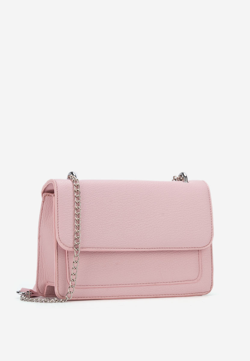 чанта за рамо Iuliana розова