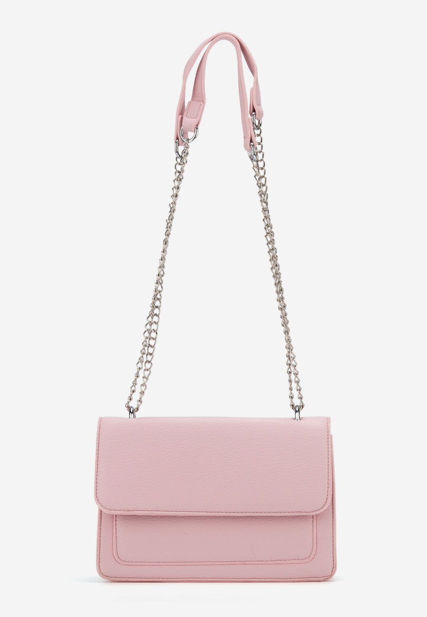 чанта за рамо Iuliana розова