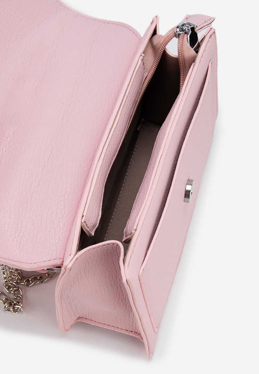 чанта за рамо Iuliana розова