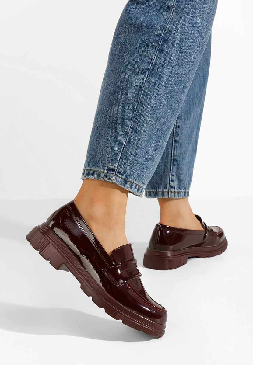 Дамски loafer Flira bordo