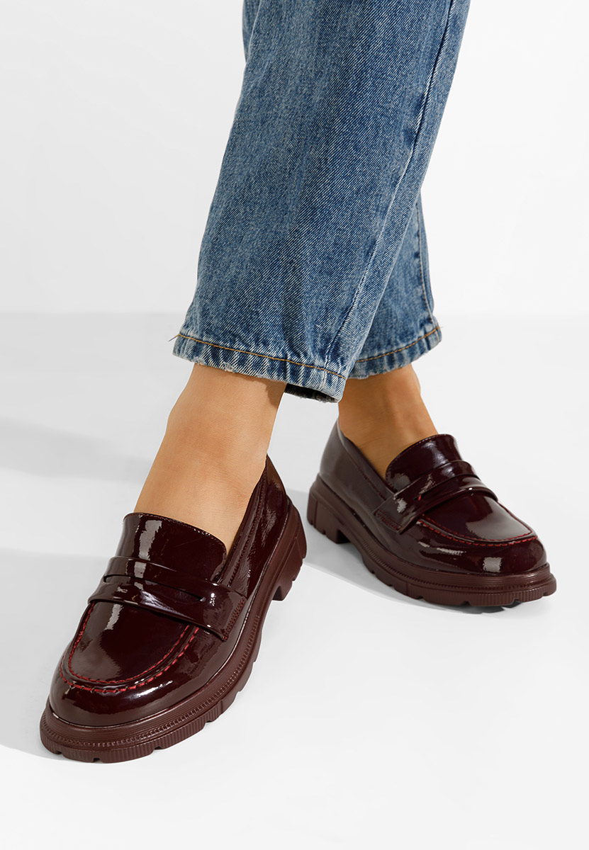 Дамски loafer Flira bordo