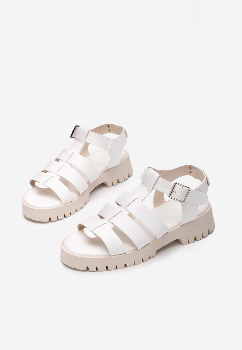 дамски сандали Laurie бели