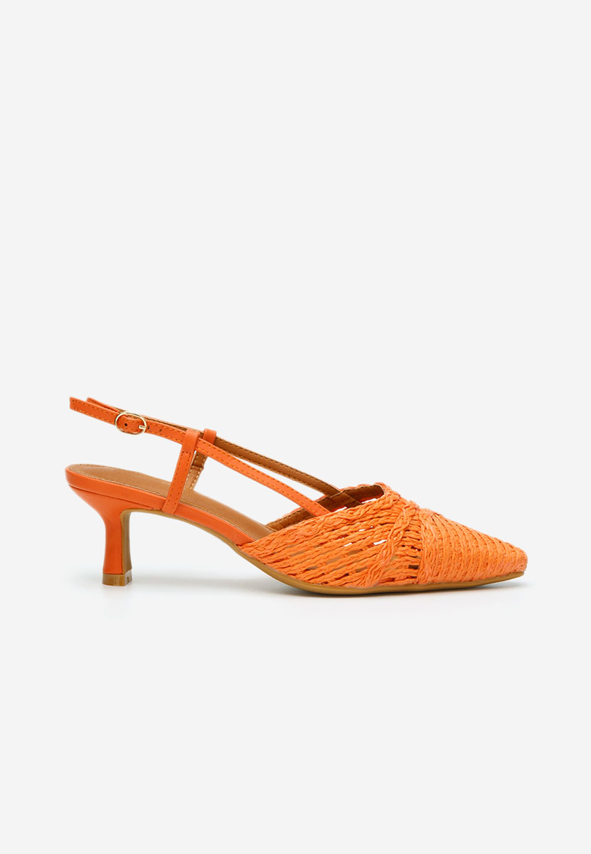 Обувки на ток Veratia портокал