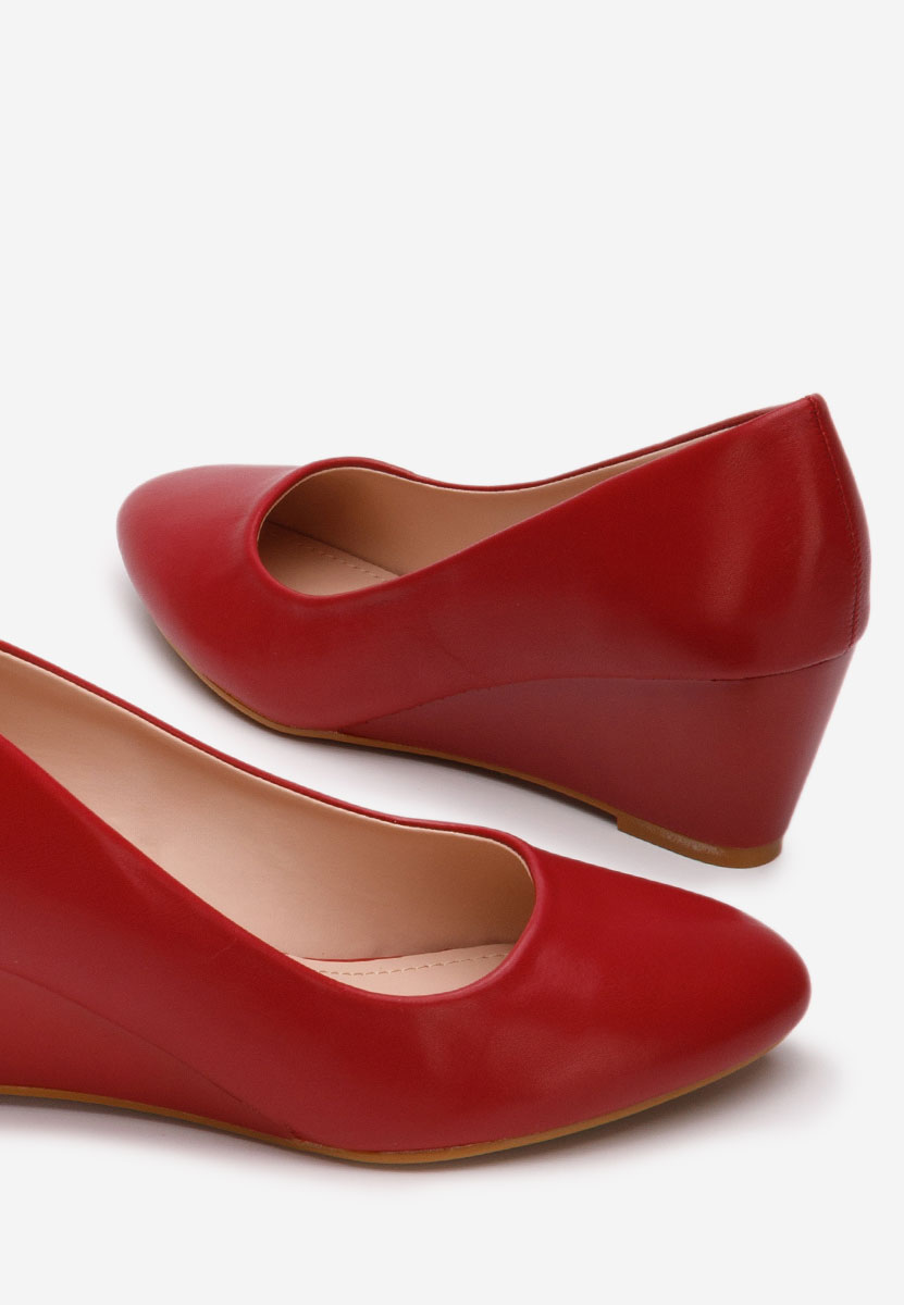 Обувки на платформа Cutiara червен