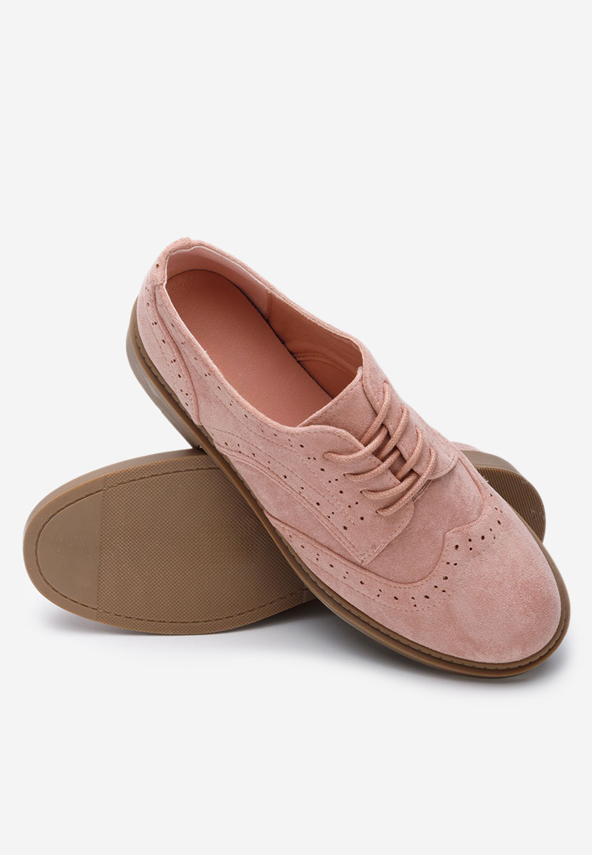 Дамски обувки brogue Cametia розов