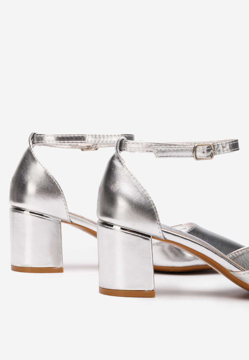 Oбувки с дебел ток Charmella V3 сив
