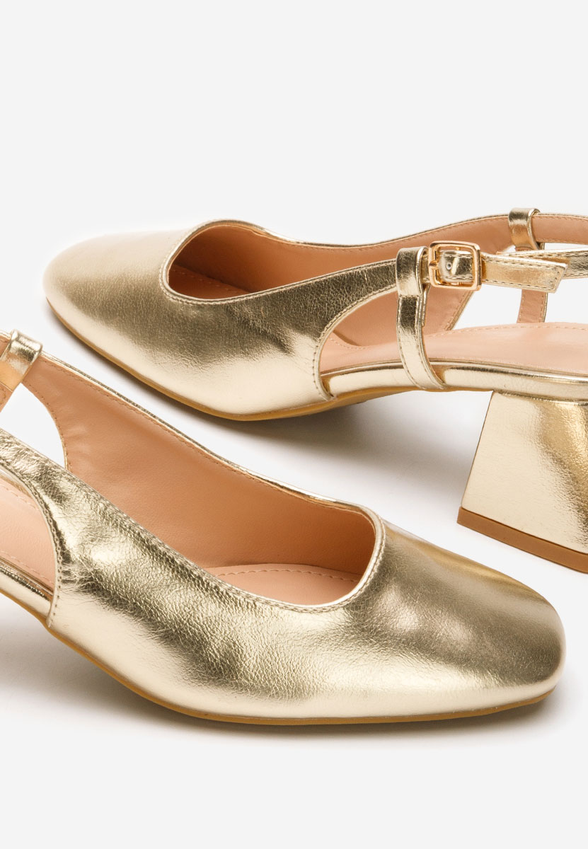 Обувки на ток Kalania златен