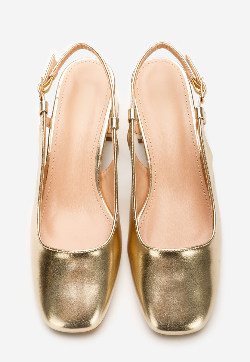 Обувки на ток Kalania златен