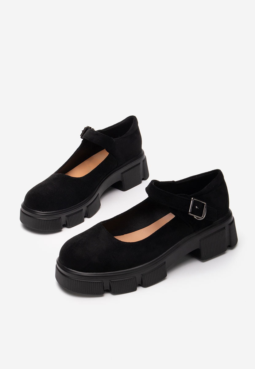 Обувки на платформа Calvina V2 черни