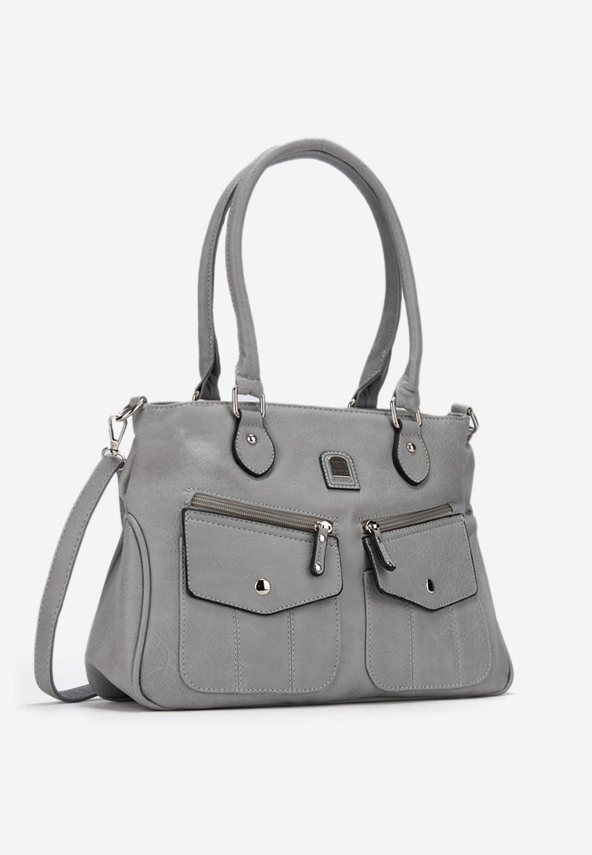 Ръчна чанта Yuka сива