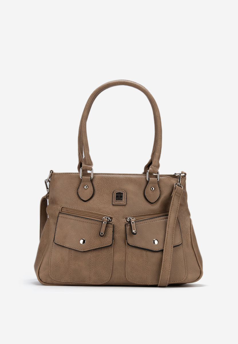 Ръчна чанта Yuka каки