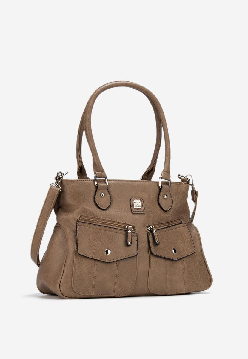 Ръчна чанта Yuka каки